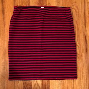 Old Navy Striped Pencil Skirt